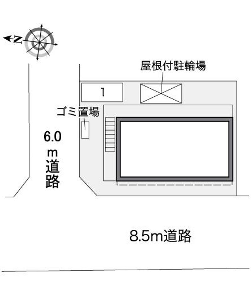 レオパレス南流山 配置図