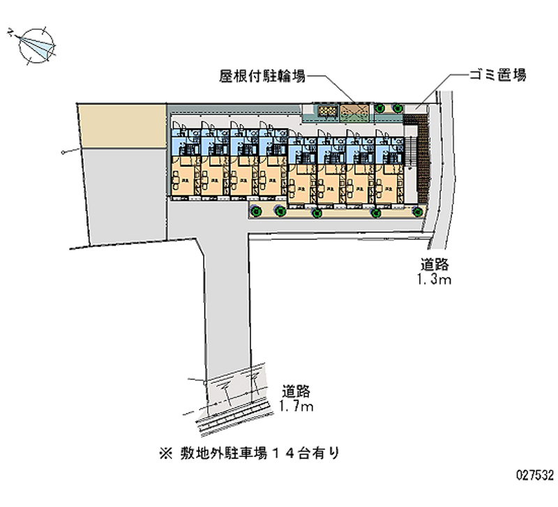 レオパレスフォーシーズンズ 月極駐車場