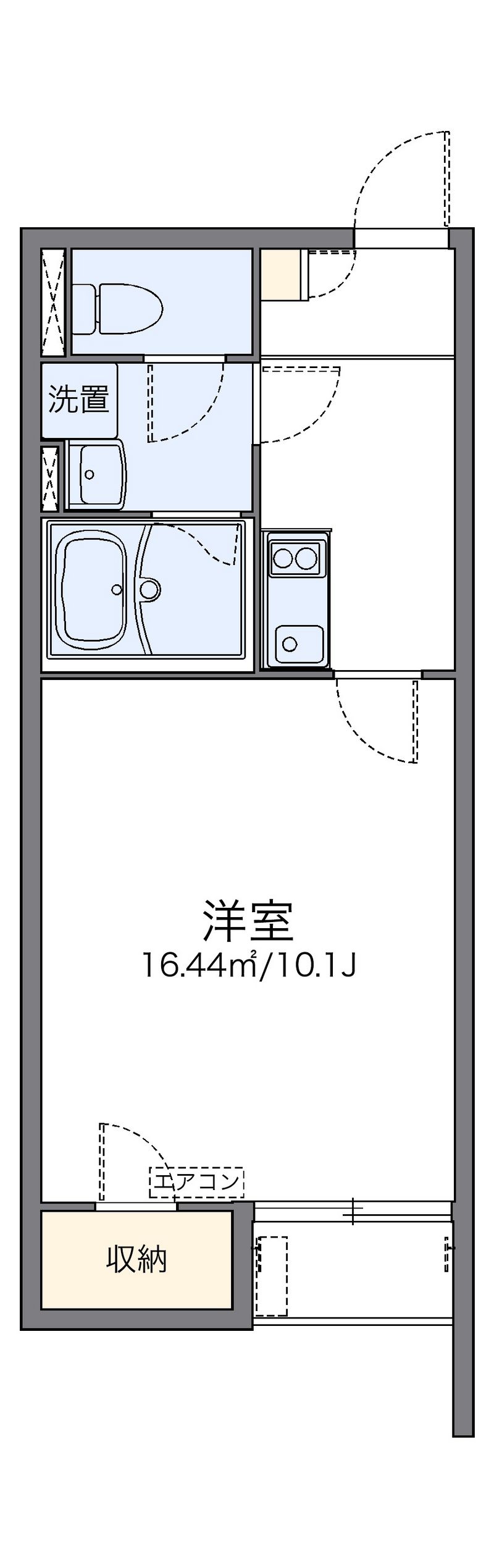 レオネクスト高針荒田Ⅱ 間取図