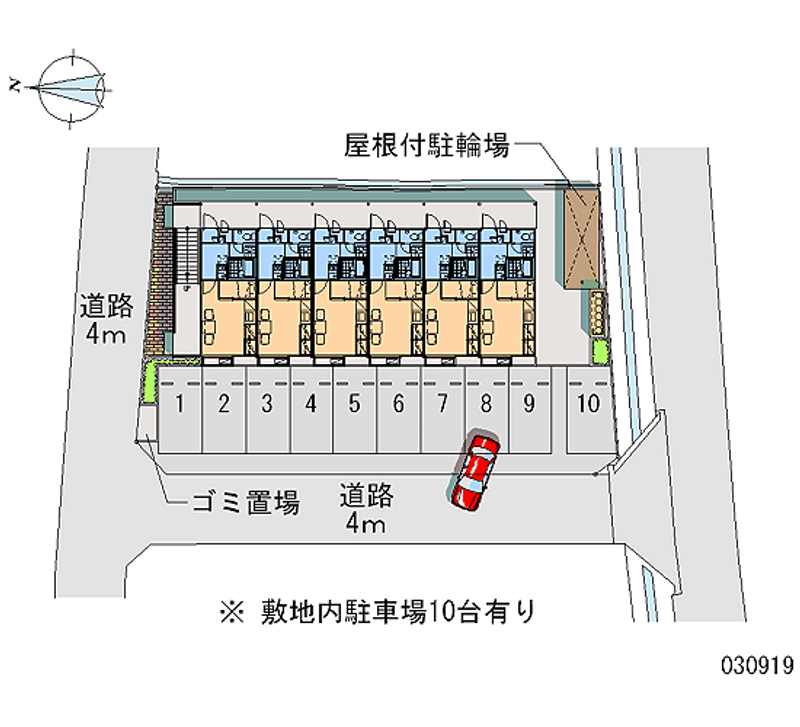 レオパレスメゾンセントプレチア 月極駐車場