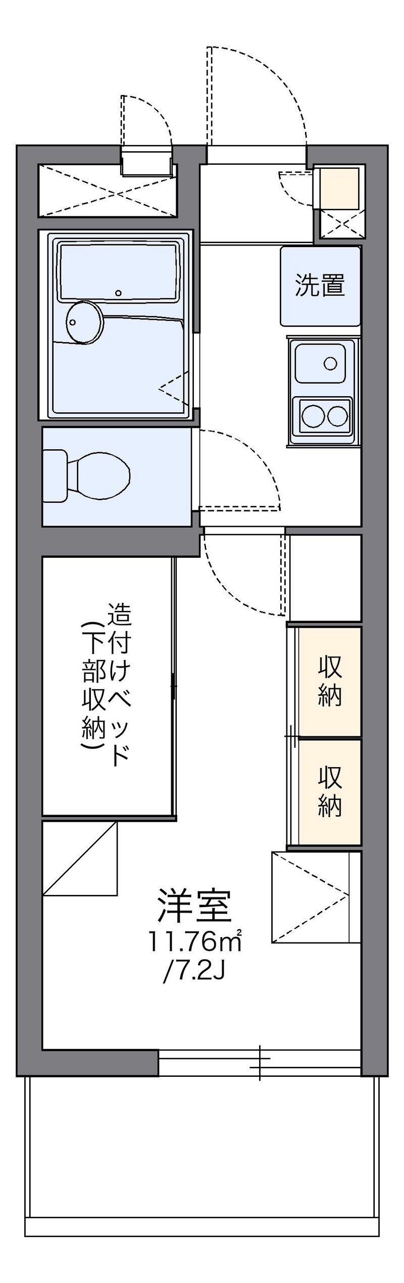 レオパレス美風 間取図