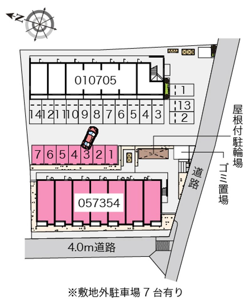 ミランダサンテ 配置図