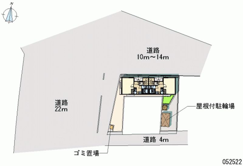 レオネクストアローステージⅢ 区画図