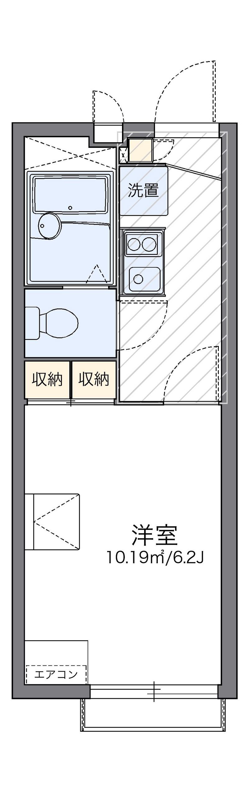 レオパレスグレイスＳＨＩＮＯⅢ 間取図