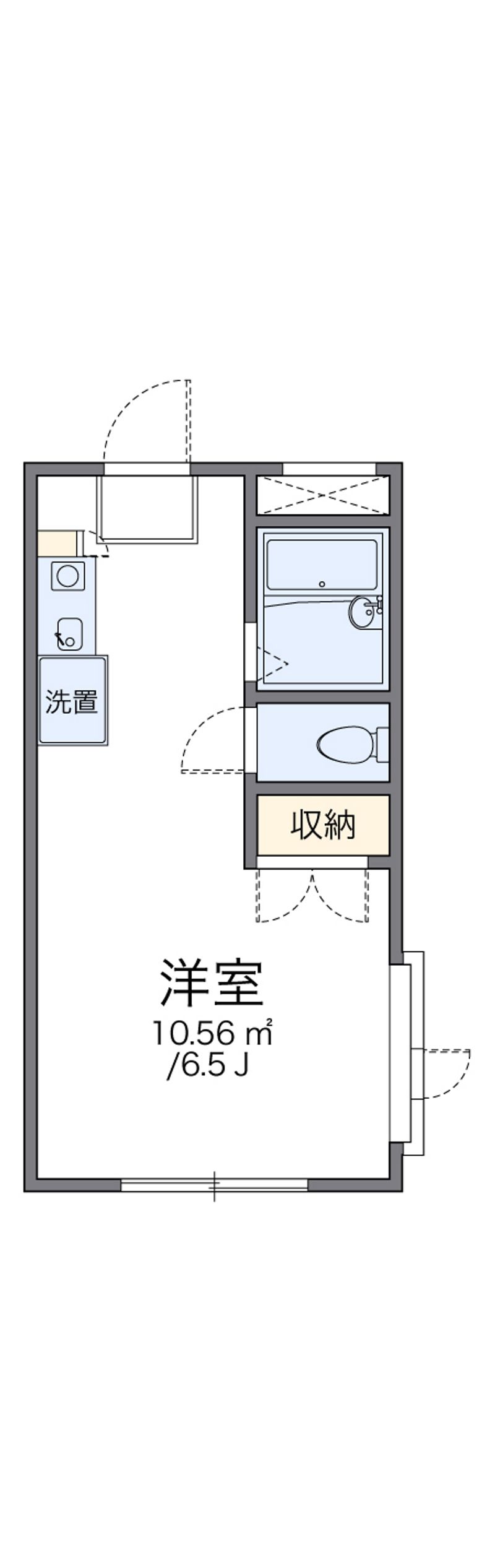 レオパレスシャルマン北越谷 間取り