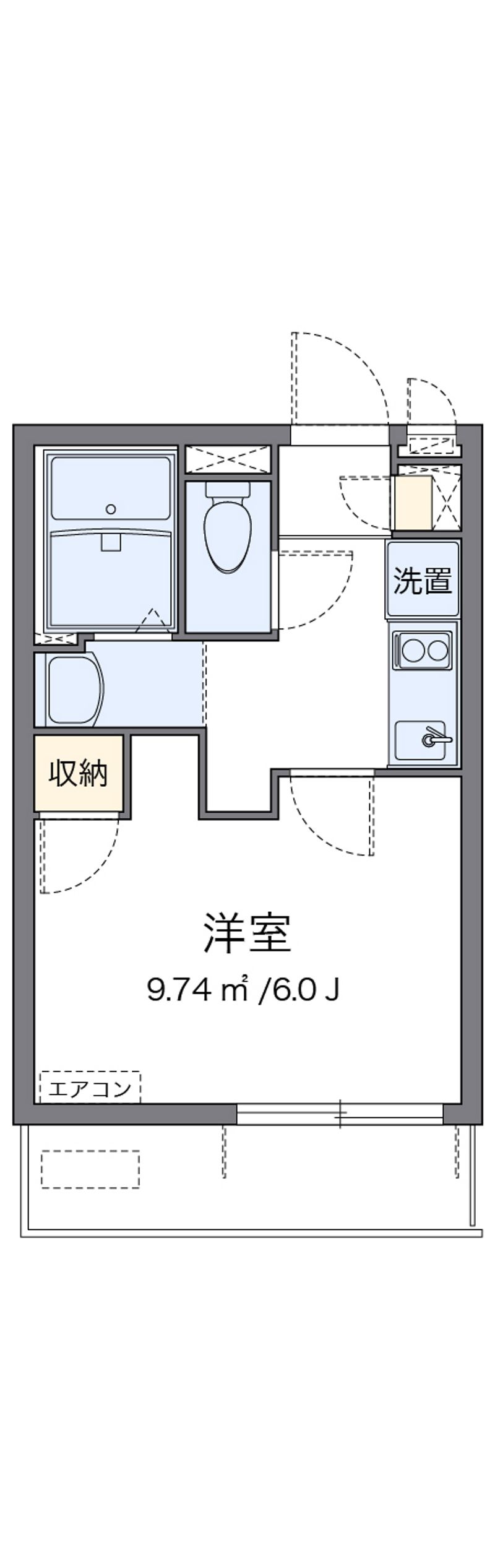 クレイノ三ヶ根Ｃ 間取り