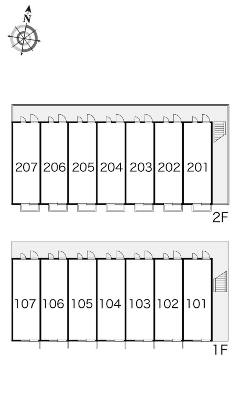レオパレスシュベリュール蘇我 間取配置図