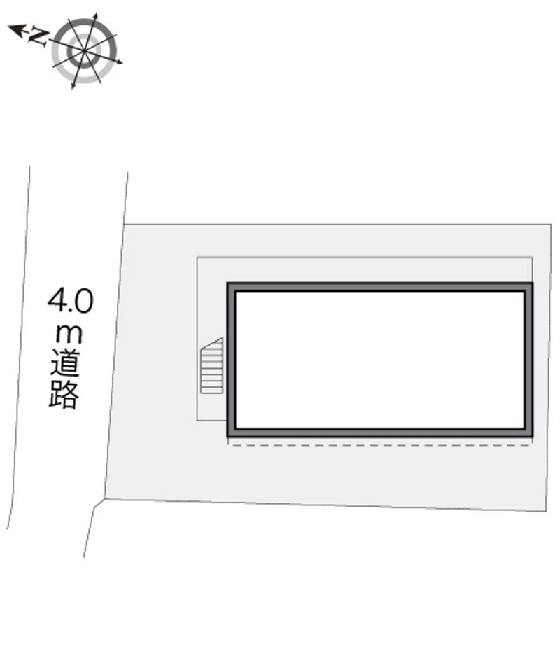 レオパレスウエスト　ヒル 配置図