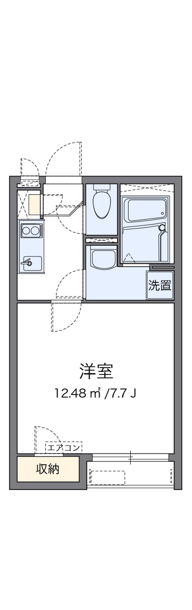 クレイノＹＡＭＡＫＯⅥ 間取図