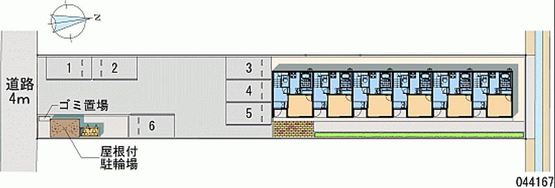 44167 Monthly parking lot