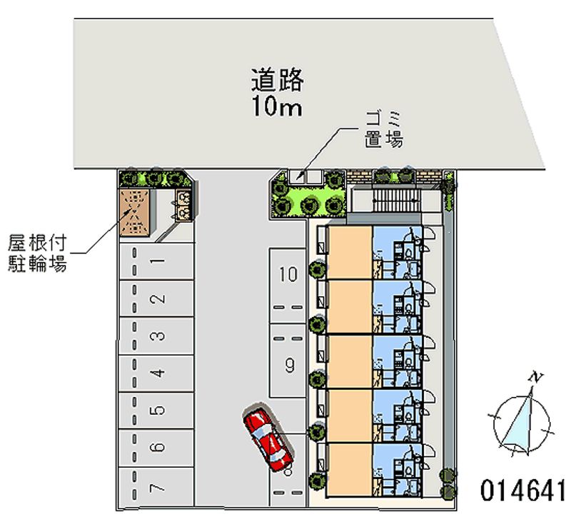 14641月租停車場