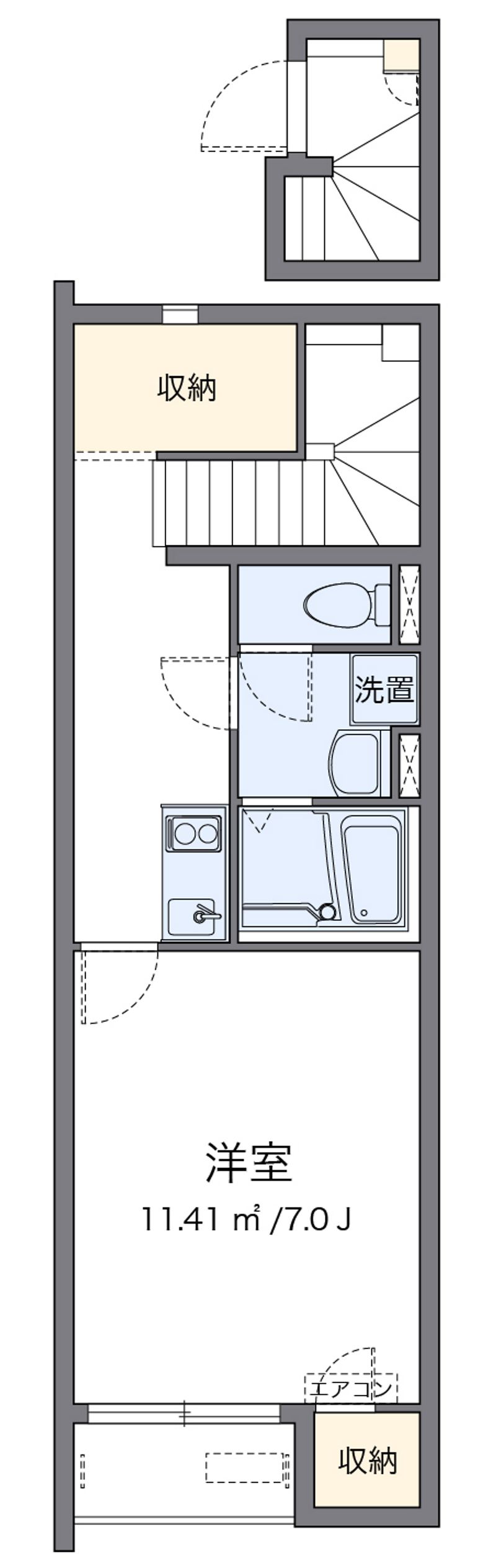 クレイノ本町南 間取図