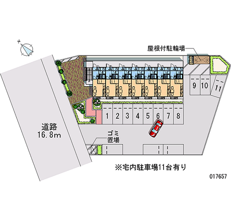 17657月租停车场