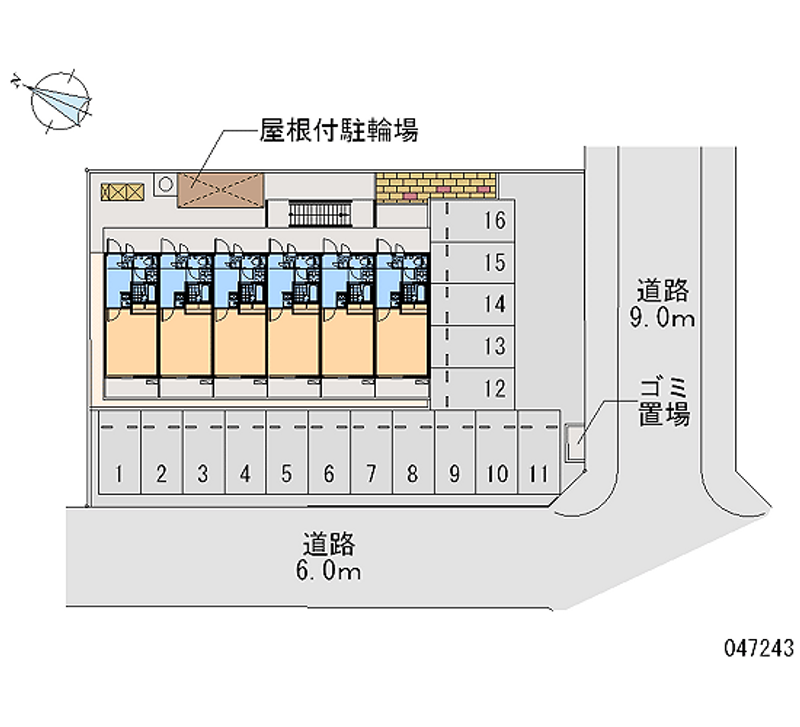 47243 Monthly parking lot