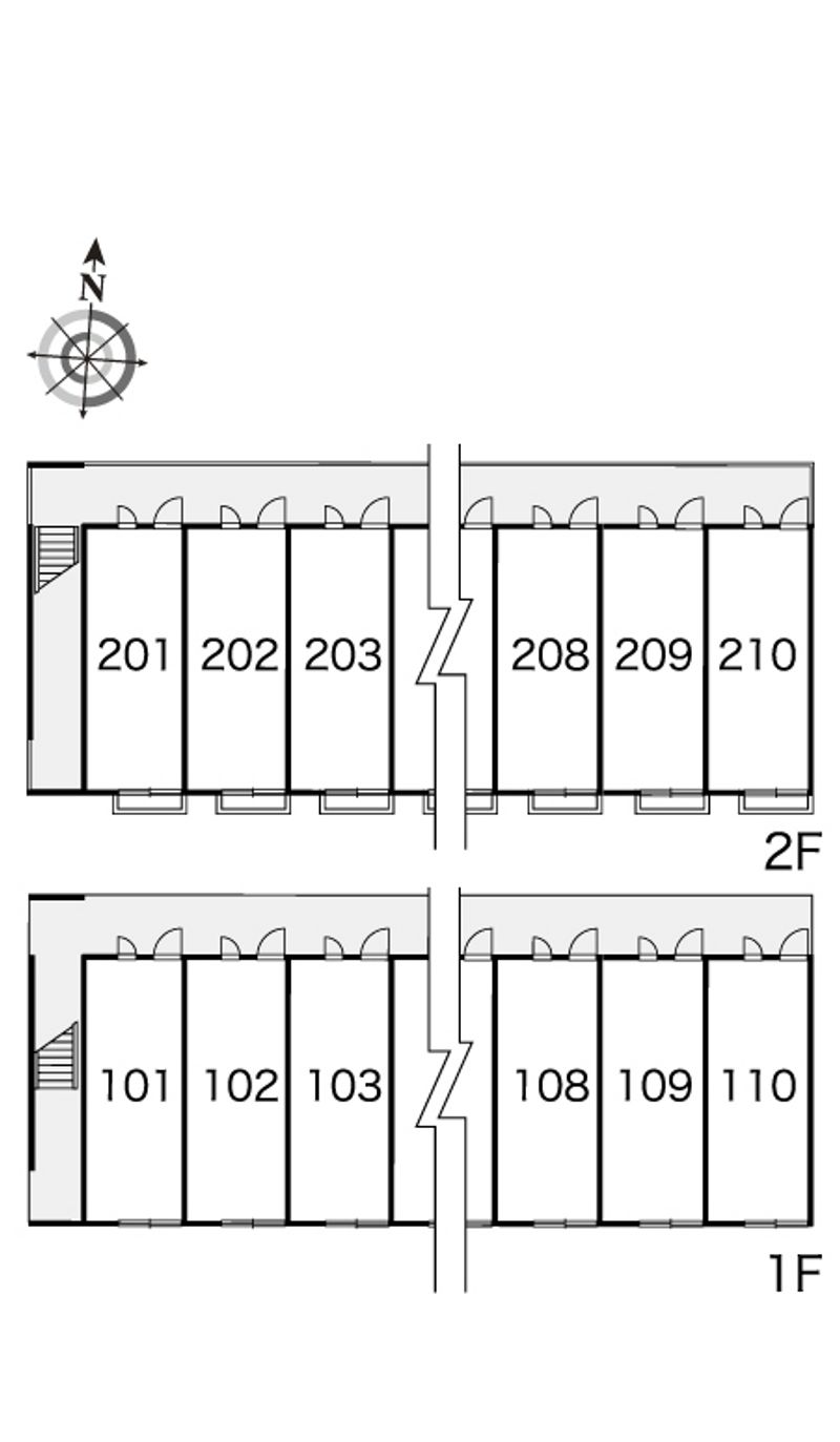 レオパレスシェダル 間取り配置図