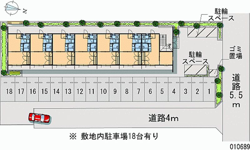 レオパレスヴェネツィア 月極駐車場