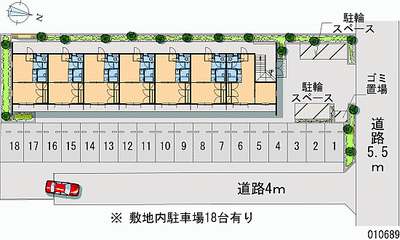 10689 Monthly parking lot