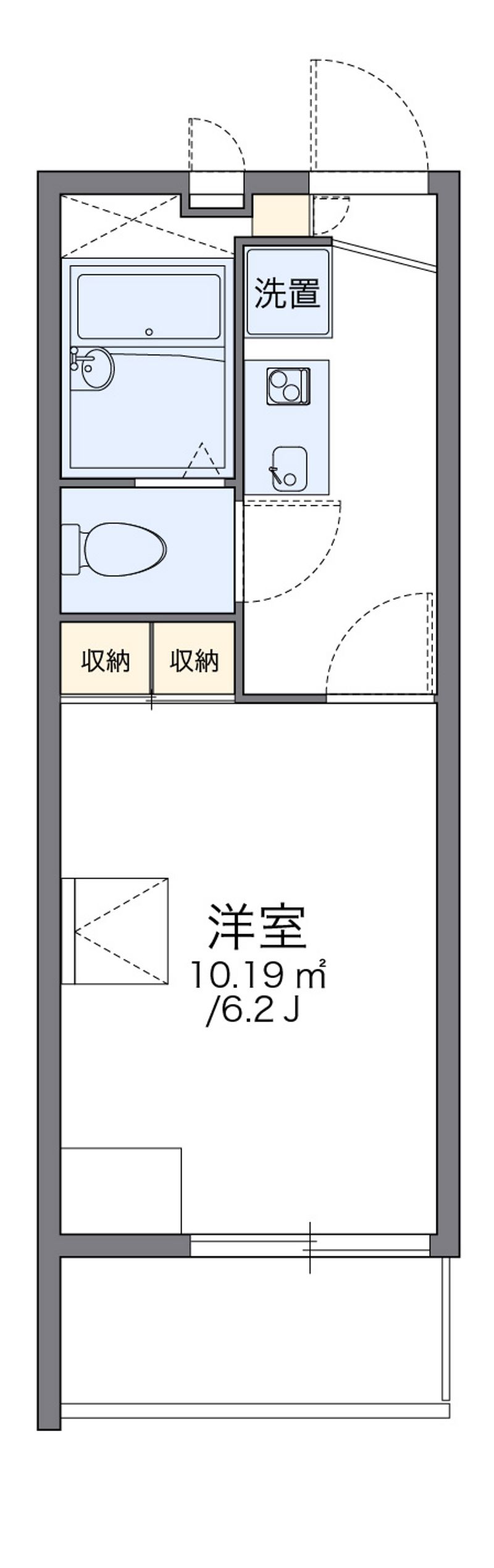 レオパレスＳＵＮＲＩＳＥ 間取図