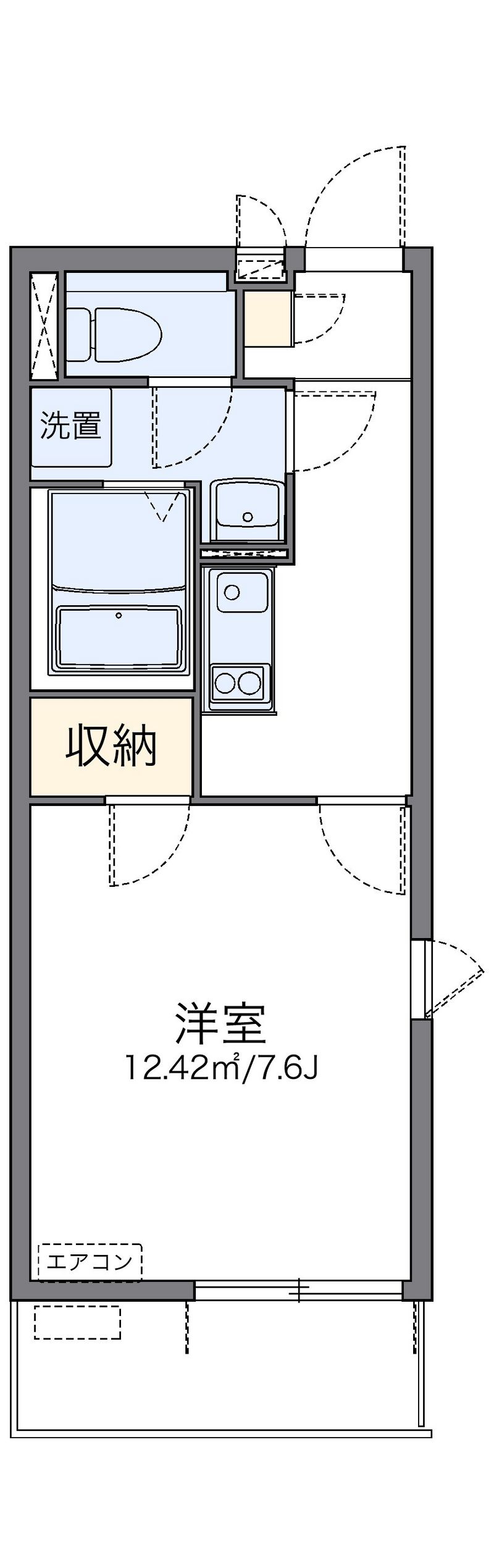 レオネクストドミールＢ 間取図