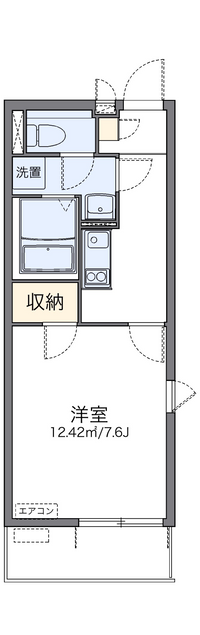 レオネクストドミールＢ 間取り図