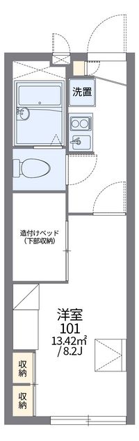 レオパレスモンターニュ 間取り図