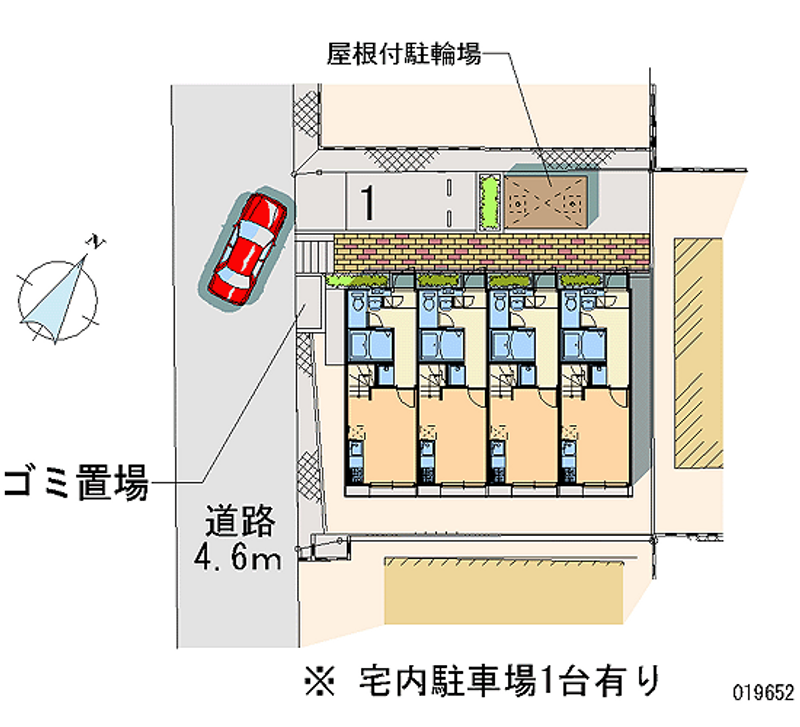 レオパレス長峰ヴィラ 区画図