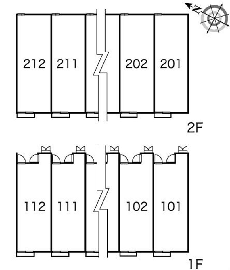 レオパレスウェルフェア 間取配置図