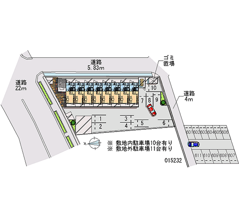 15232 bãi đậu xe hàng tháng