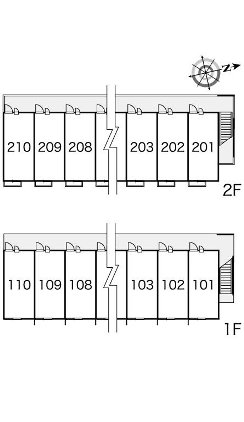 レオパレスＨ＆Ｙ 間取配置図