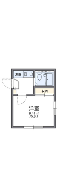 レオパレスリヴェールパーク 間取り図