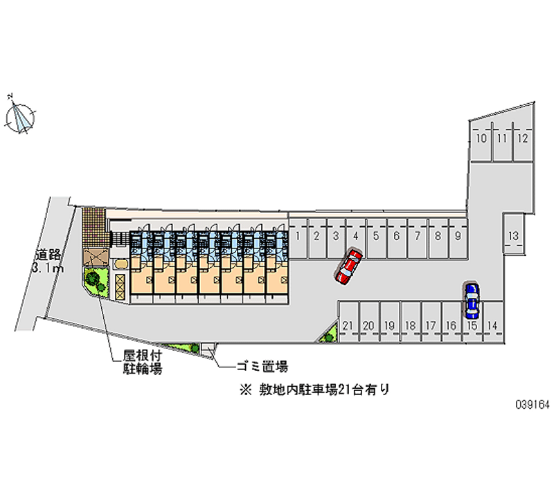 39164月租停車場