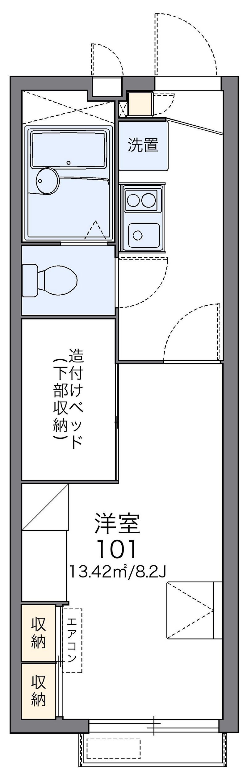 レオパレスＳＡＫＵＲＡＮＯ 間取図