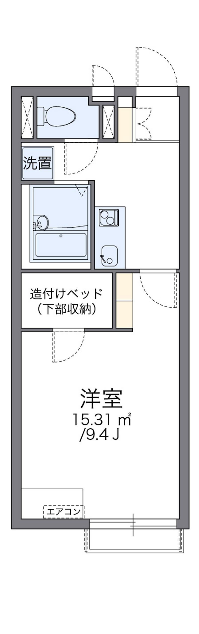 レオネクストウェリナ 間取図