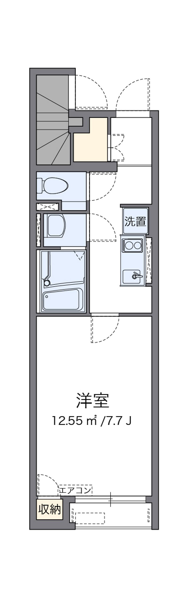 クレイノＴ　ヴィルヌーブⅥ 間取図