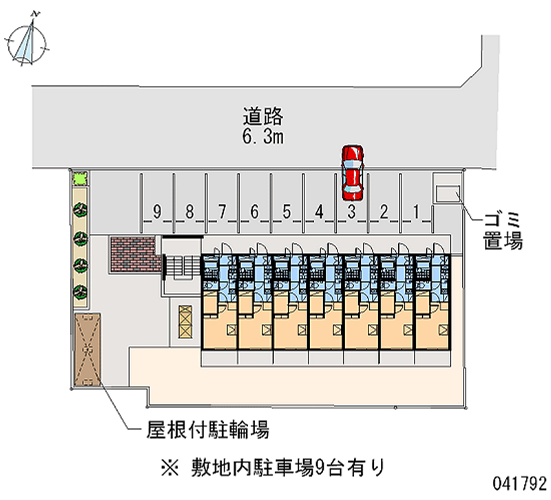 レオパレスボオダジア 区画図