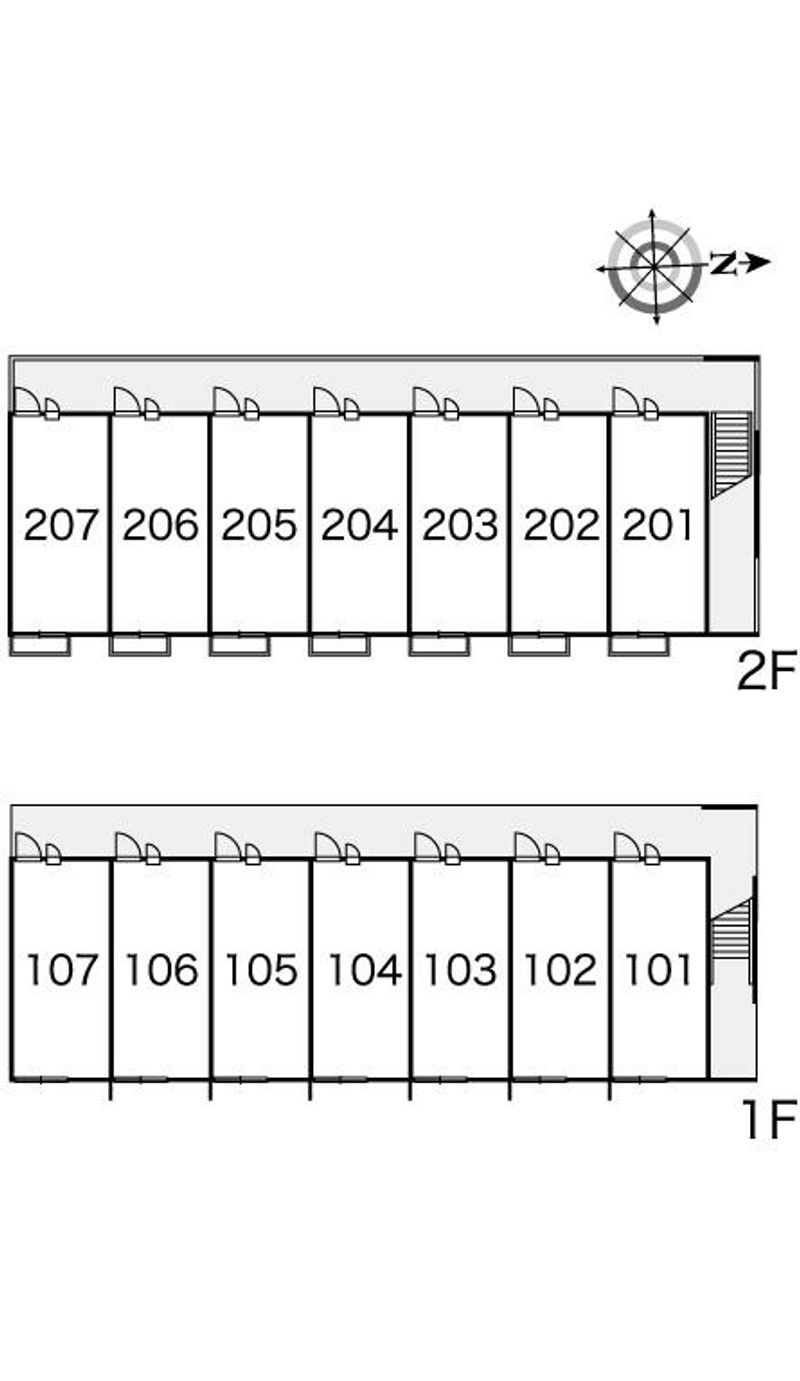 レオパレスヴィヴァーチェ 間取配置図