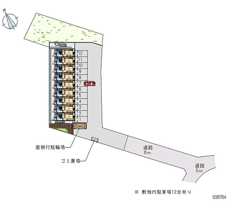 レオパレス栄 月極駐車場