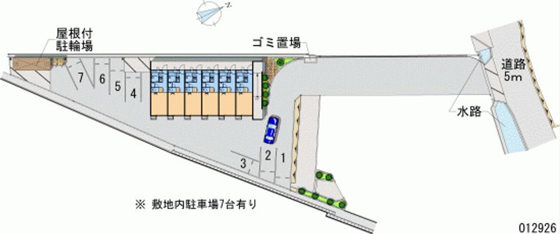 レオパレスクレールＪ・Ｋ 月極駐車場