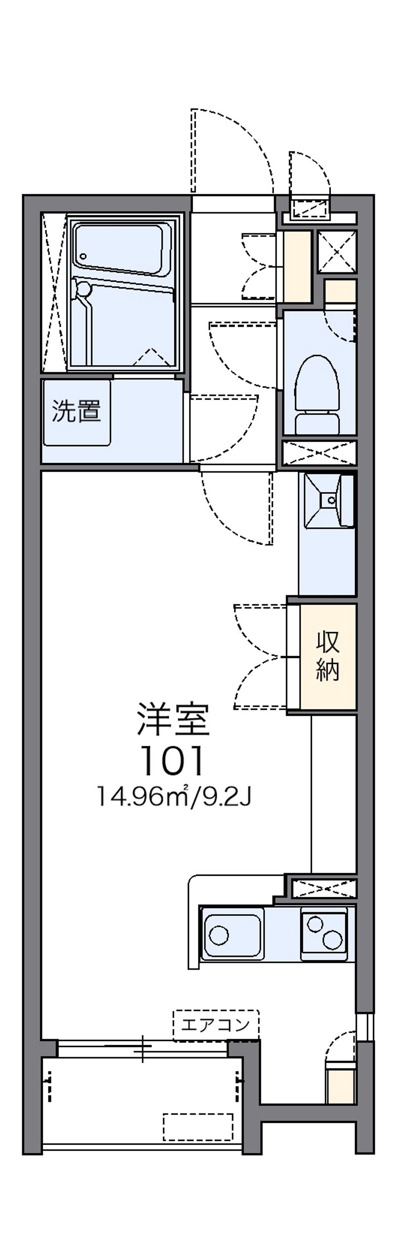 レオネクストＨＯＰＥ　山祇 間取図