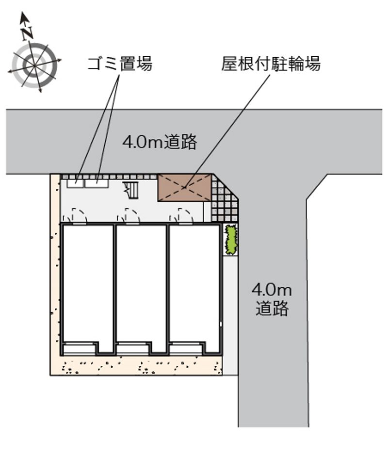 レオネクストハウス殿町 配置図