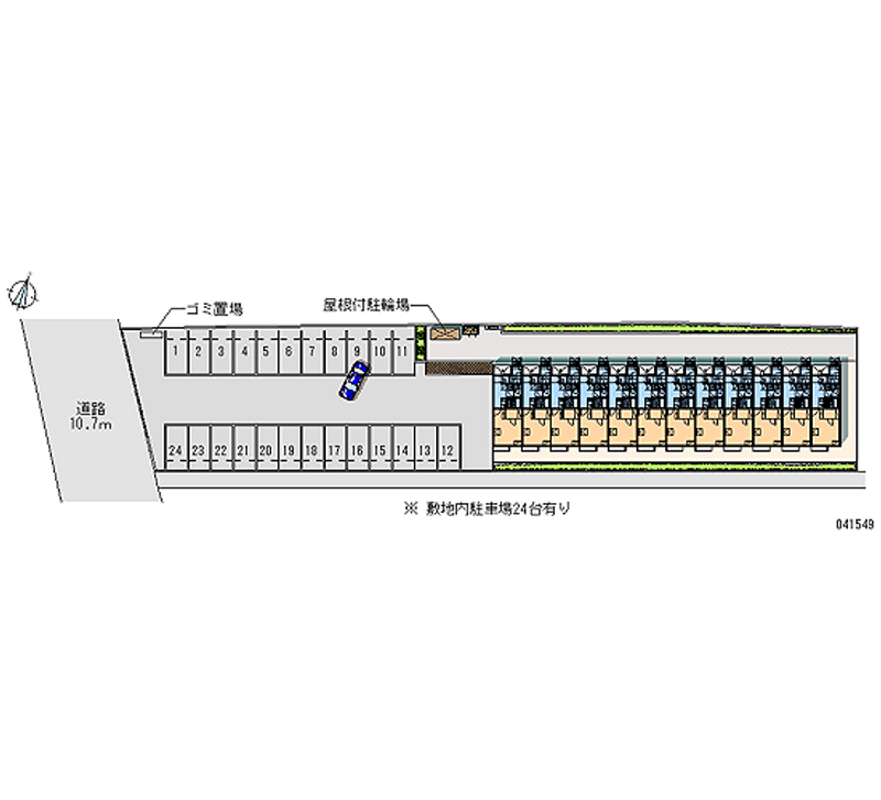 41549 bãi đậu xe hàng tháng