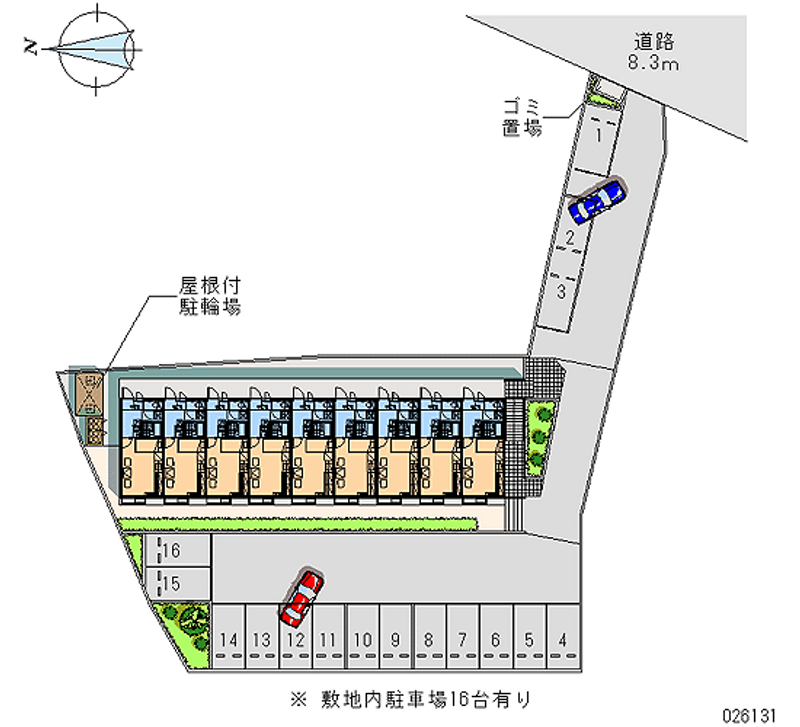 26131 Monthly parking lot