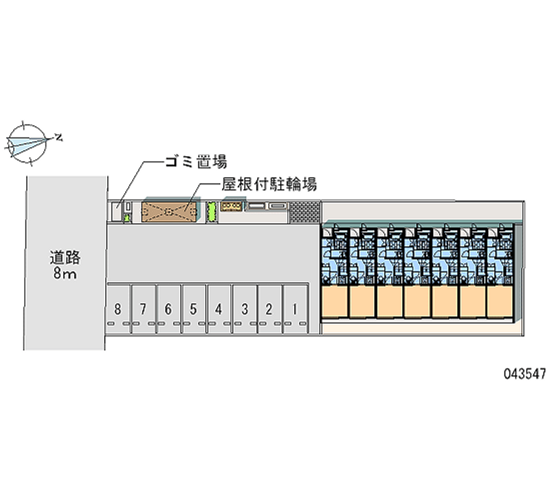 43547 bãi đậu xe hàng tháng