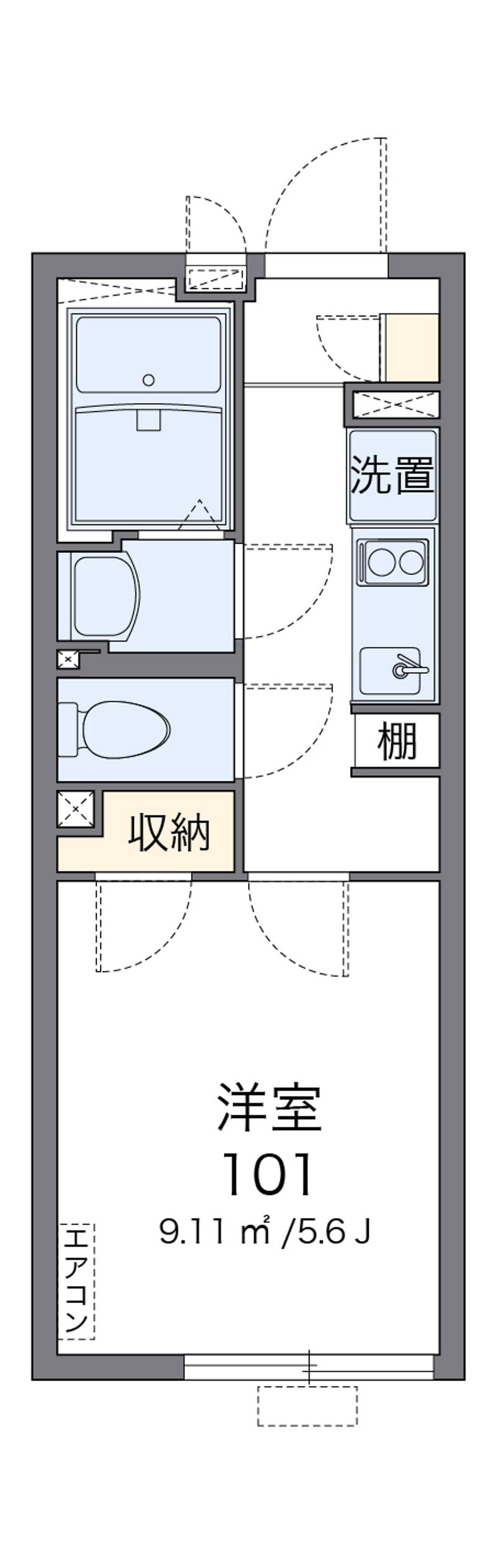 クレイノフローラ大森西 間取図