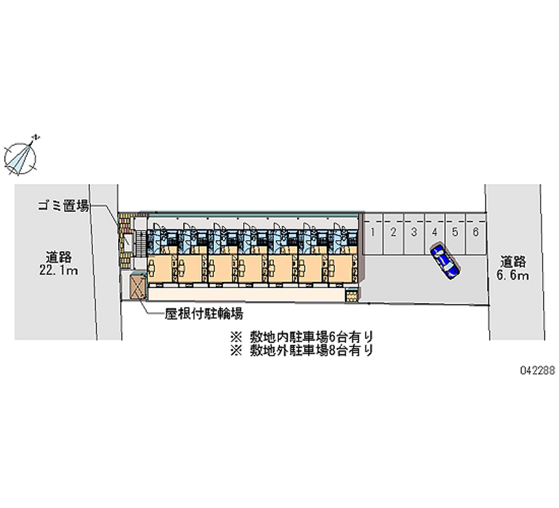 レオパレスＯｓｈｉｍａ 月極駐車場