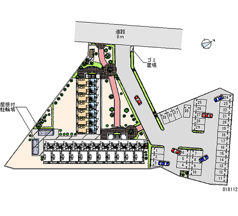 18112 Monthly parking lot