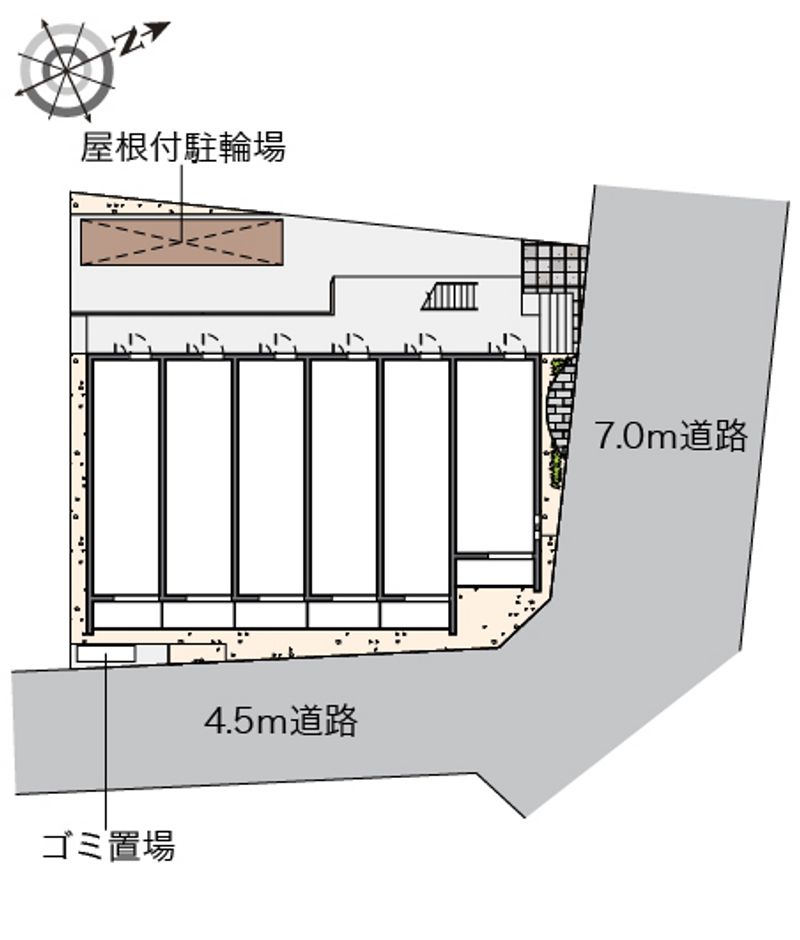 クレイノオリーブハウス　ネオⅡ 配置図