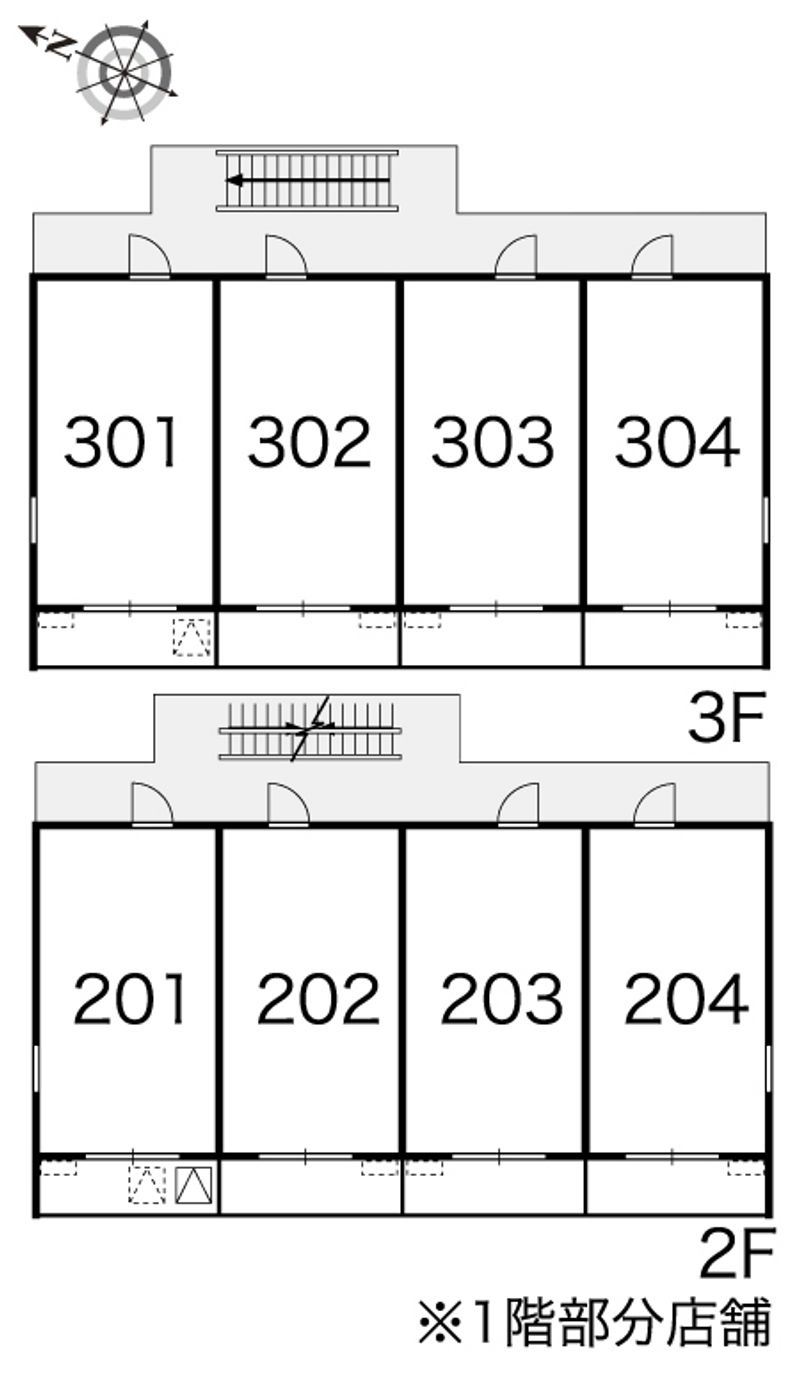 レオパレスＴＡＢＵＣＨＩ 間取配置図
