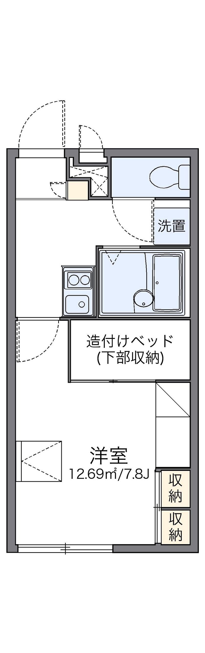 レオパレスポラリス 間取図