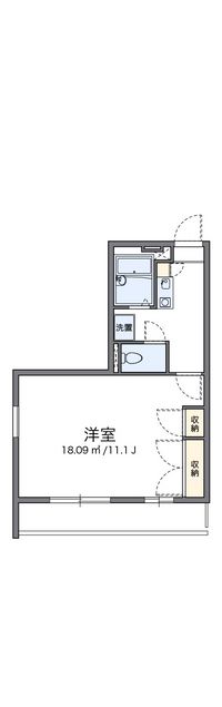 レオパレスアザミ 間取り図